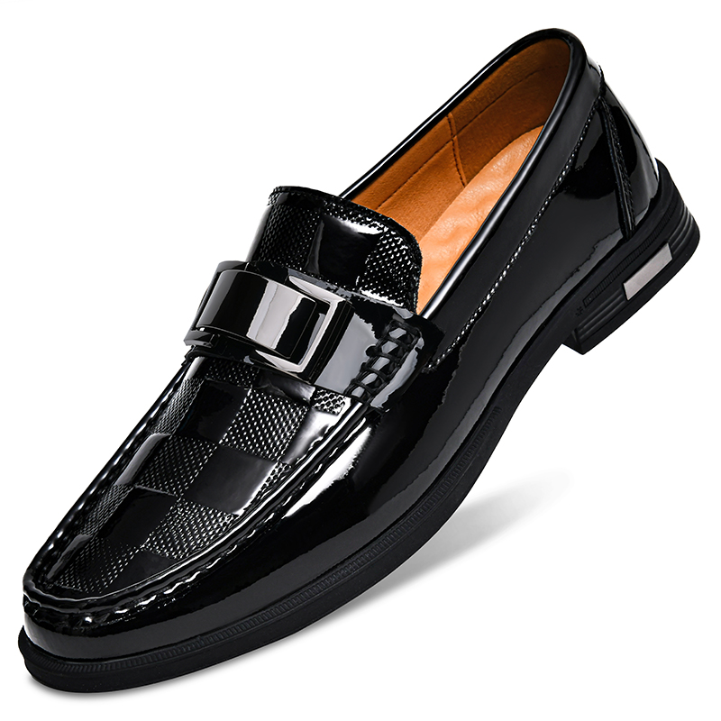 Men Shoes Boss - Mocassins Premium Masculinos de Couro Envernizado