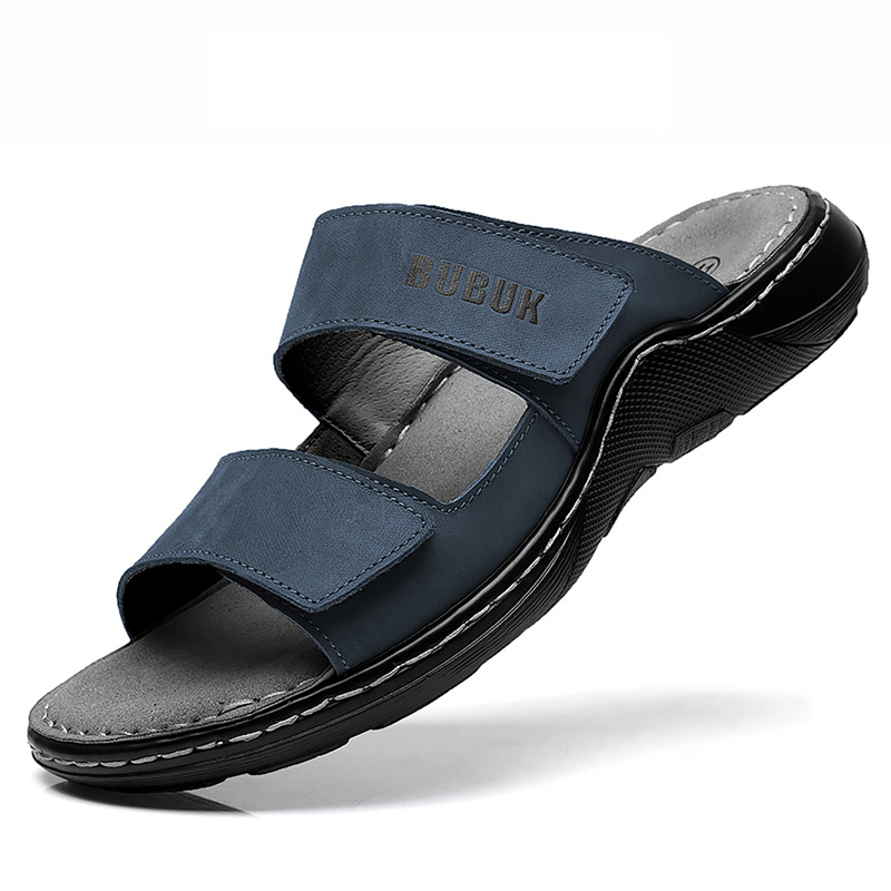 Men'S Shoes Hush Puppies - Sandálias esportivas masculinas de couro de