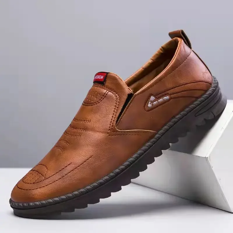 Men'S Shoes Hush Puppies - Sapatos de couro masculinos sapatos casuais