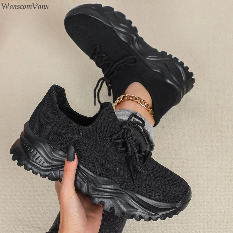 Men'S Shoes Casual Sneakers - Tênis Plataforma Chunky da Moda para
