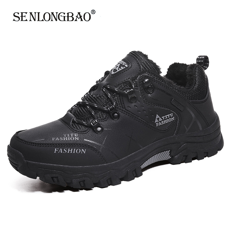 Men'S Shoes Casual Sneakers - Bota de tornozelo com cadarço antiderrapante
