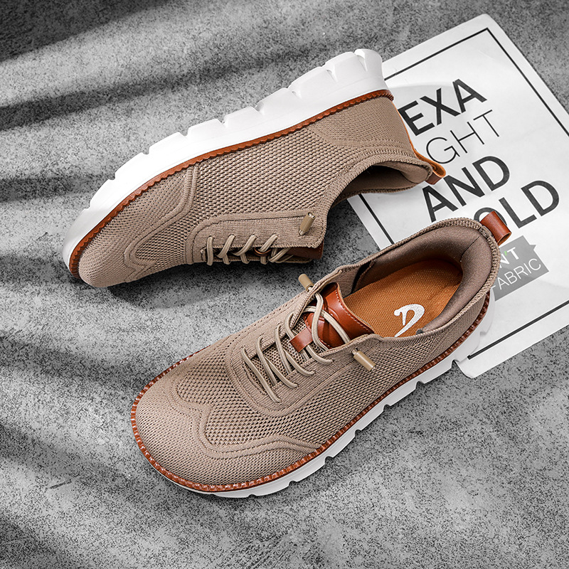Men'S Shoes Casual Sneakers - Homens elegantes caixa larga sapatos descalços
