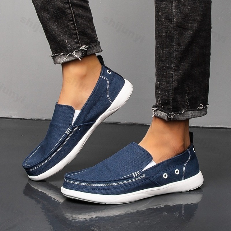 Men'S Shoes Casual Sneakers - Outono masculino lona sapatos casuais 2025