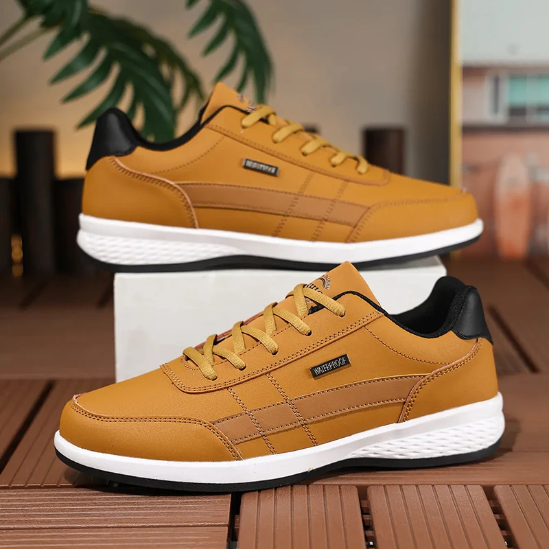 Tênis Masculinos em Couro PU,  - Men'S Shoes Hush Puppies avaliação e preço