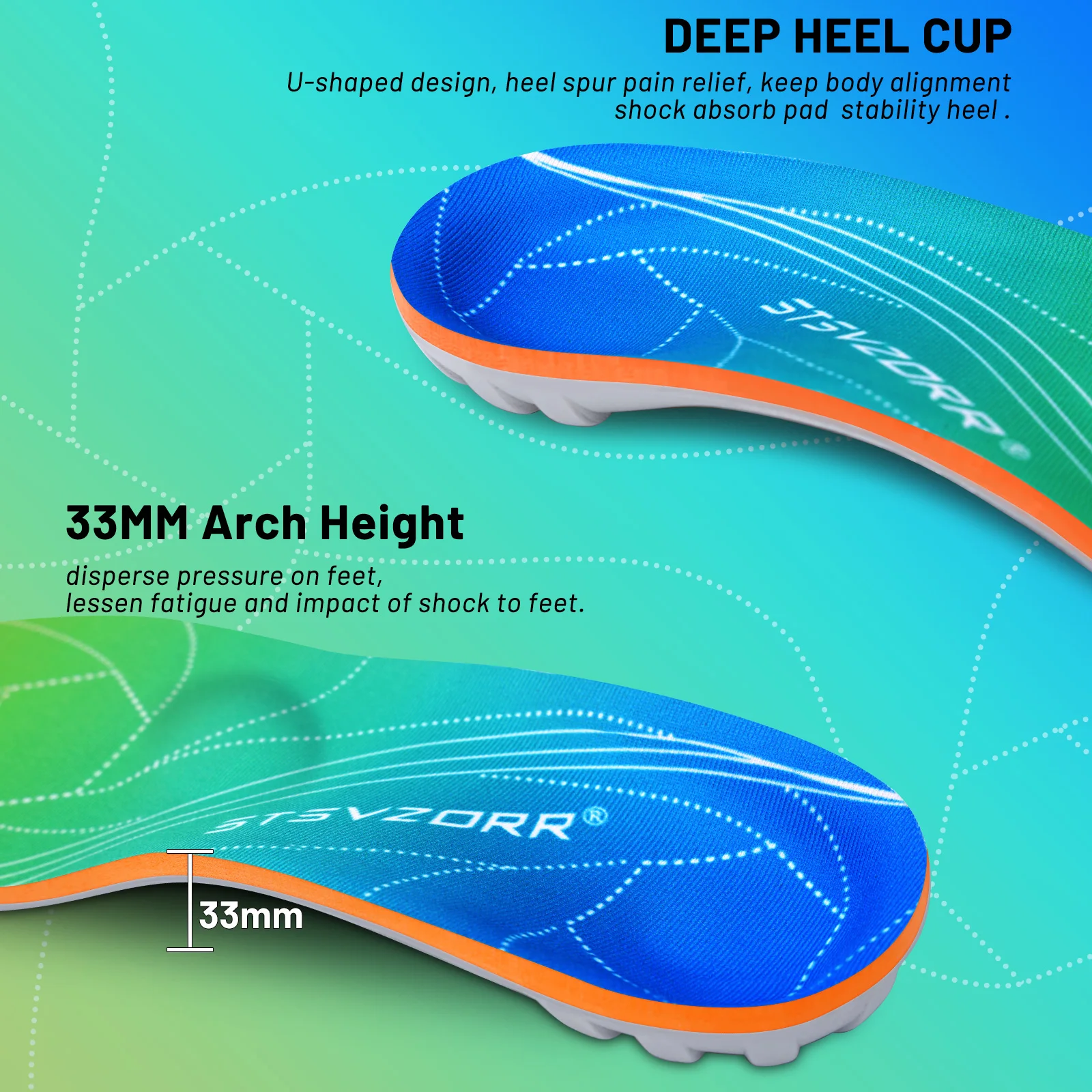 Palmilha Ortopédica IFitna par - Men'S Shoes For Plantar Fasciitis avaliação e preço