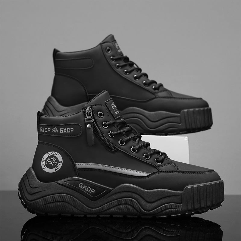 Tênis Masculino Cano Alto de C - Men'S Shoes Casual Sneakers avaliação e preço