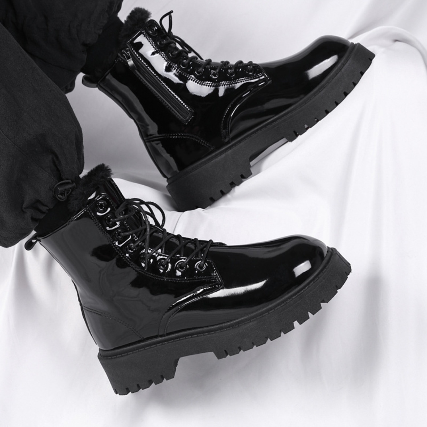 Botas masculinas de cano alto, - Men'S Shoes For Work avaliação e preço