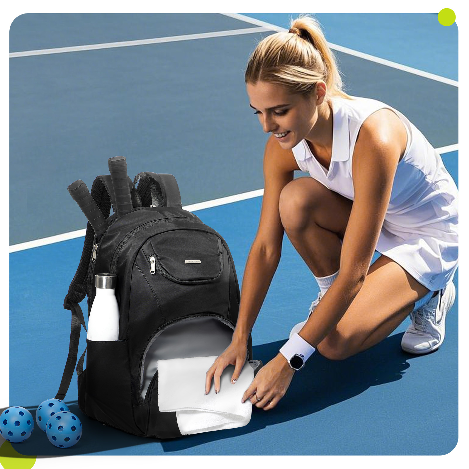 Mochila de Tênis para 2 Raquet - Men'S Shoes For Tennis avaliação e preço