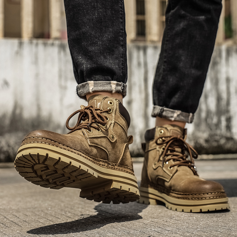 Botas de Plataforma Masculinas - Men'S Shoes For Work avaliação e preço