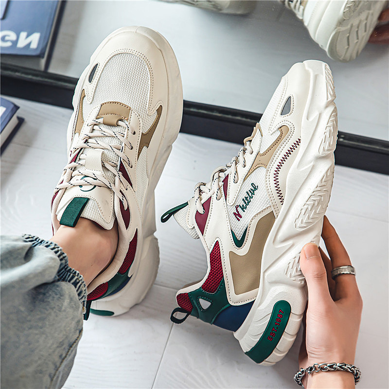 Moda masculina tênis respiráve - Men Shoes Size Chart avaliação e preço