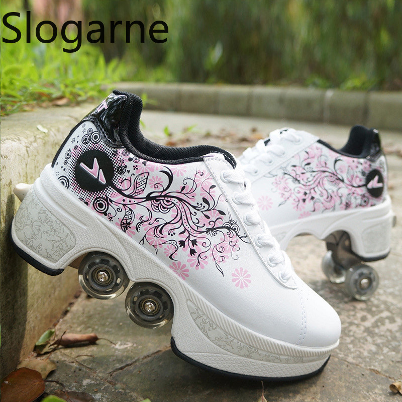 Mulher 4 rodas deformação pati - Men Shoes Sneakers avaliação e preço