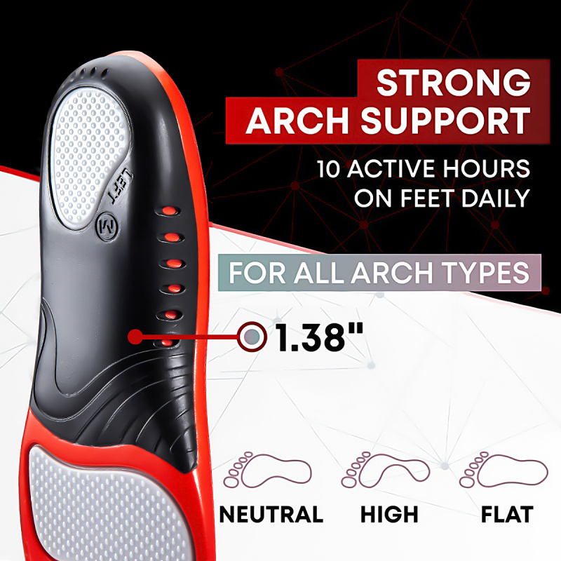 Palmilhas ortopédicas esportiv - Men'S Shoes For Plantar Fasciitis avaliação e preço