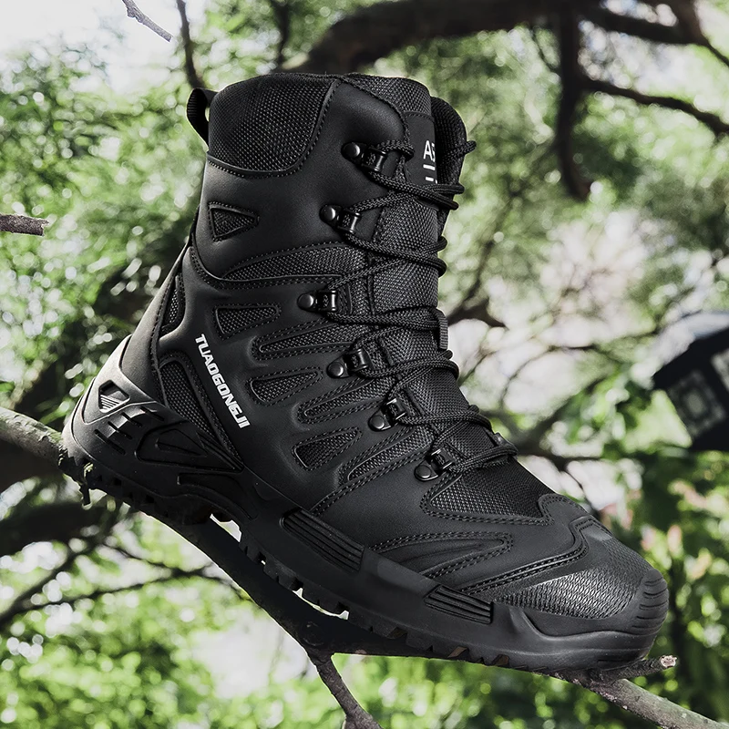Botas táticas de caminhada ao  - Men'S Shoes For Work avaliação e preço