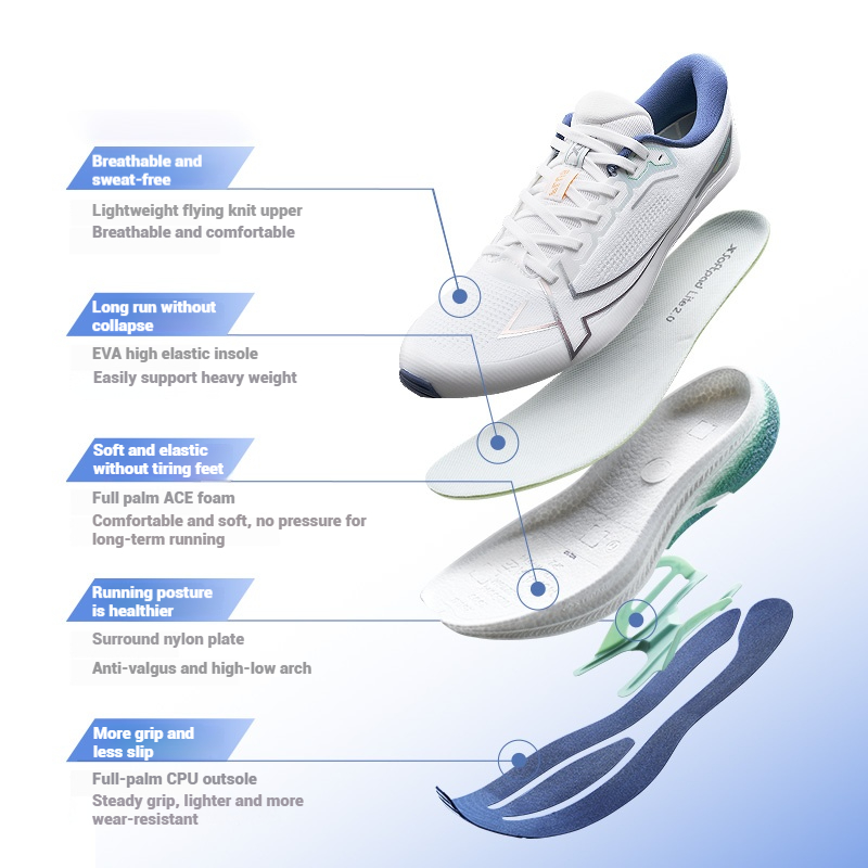 Xtep 2000km mais tênis de corr - Men'S Xtep Shoes avaliação e preço