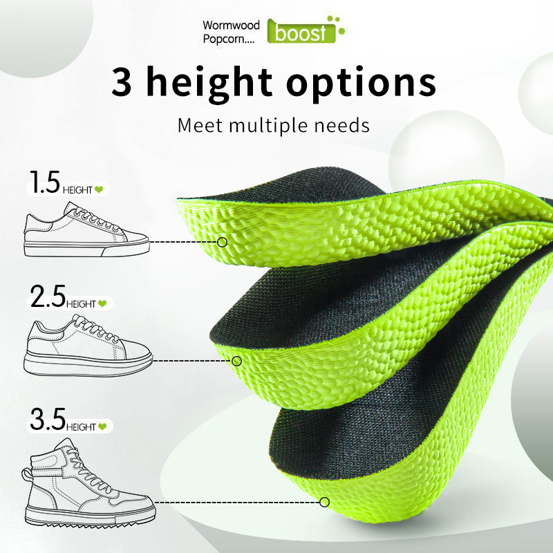 Palmilhas de aumento de altura - Men Shoes Size Chart avaliação e preço