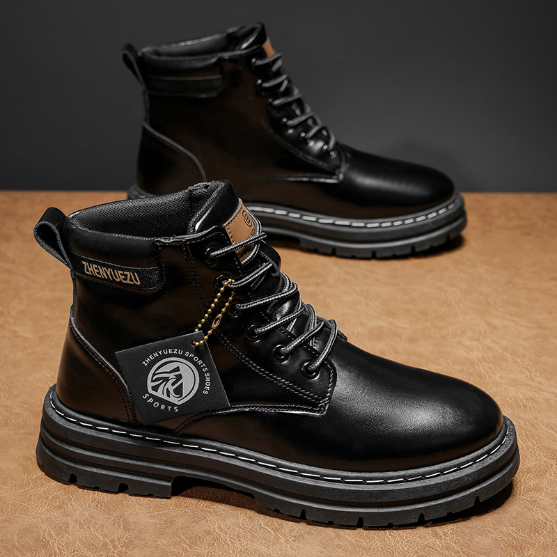 Botas Curtas Retro de Outono e - Men'S Shoes Increase Height avaliação e preço
