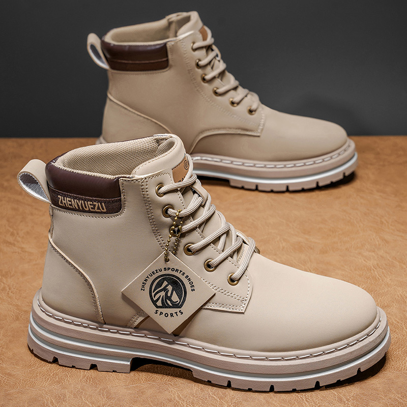 Botas Curtas Retro de Outono e - Men'S Shoes Increase Height avaliação e preço