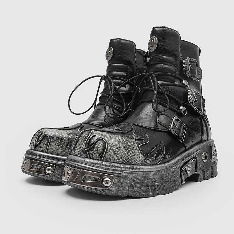 Botas de Motocicleta Masculina - Men'S Shoes Increase Height avaliação e preço