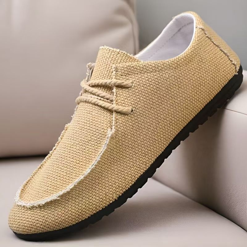 Sapatos masculinos de lona com - Men'S Shoes For Work avaliação e preço