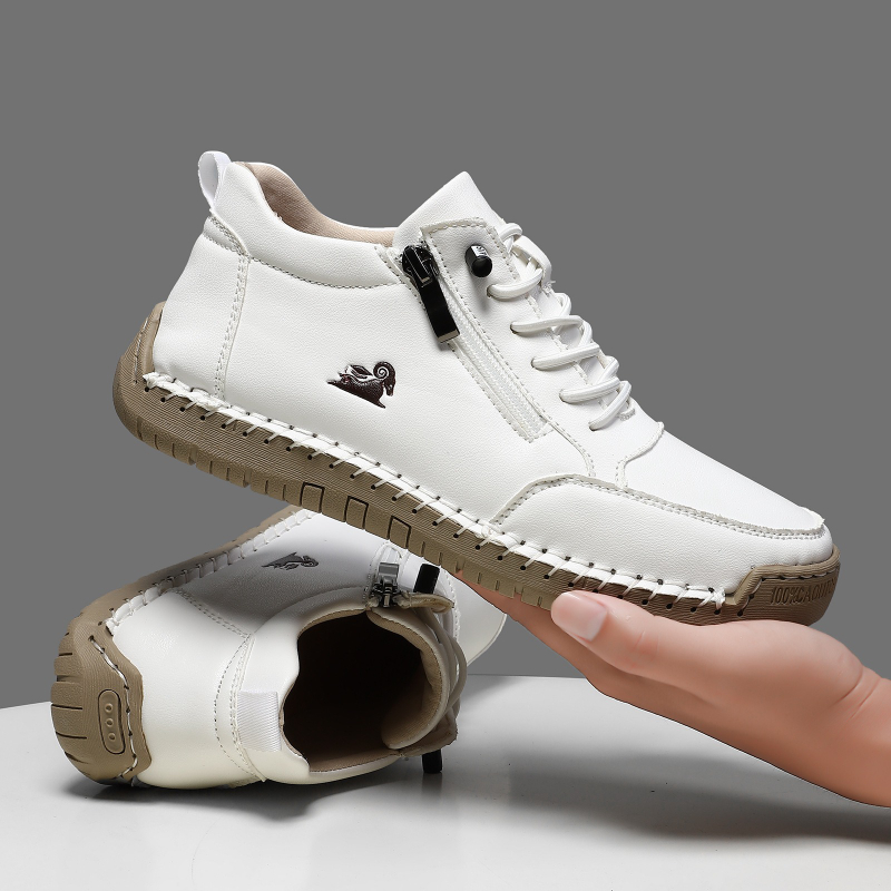 Tênis feminino de couro artesa - Men'S Shoes Casual Sneakers avaliação e preço
